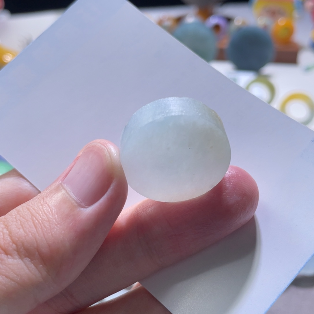 定制翡翠未镶嵌白月光