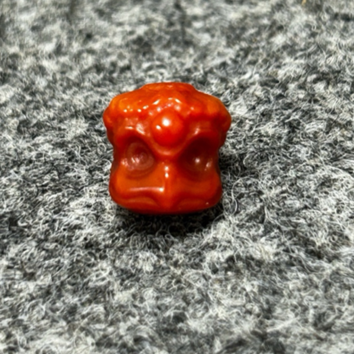 【茗静】南红雕刻大鹏鸟 直径10 孔1.5 