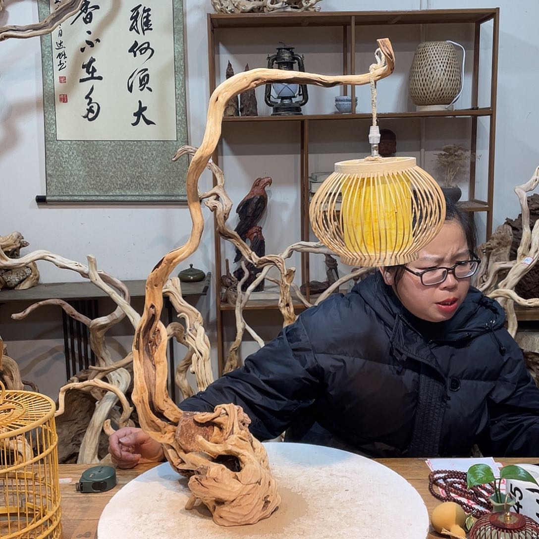 柏木杜鹃根本根艺摆件