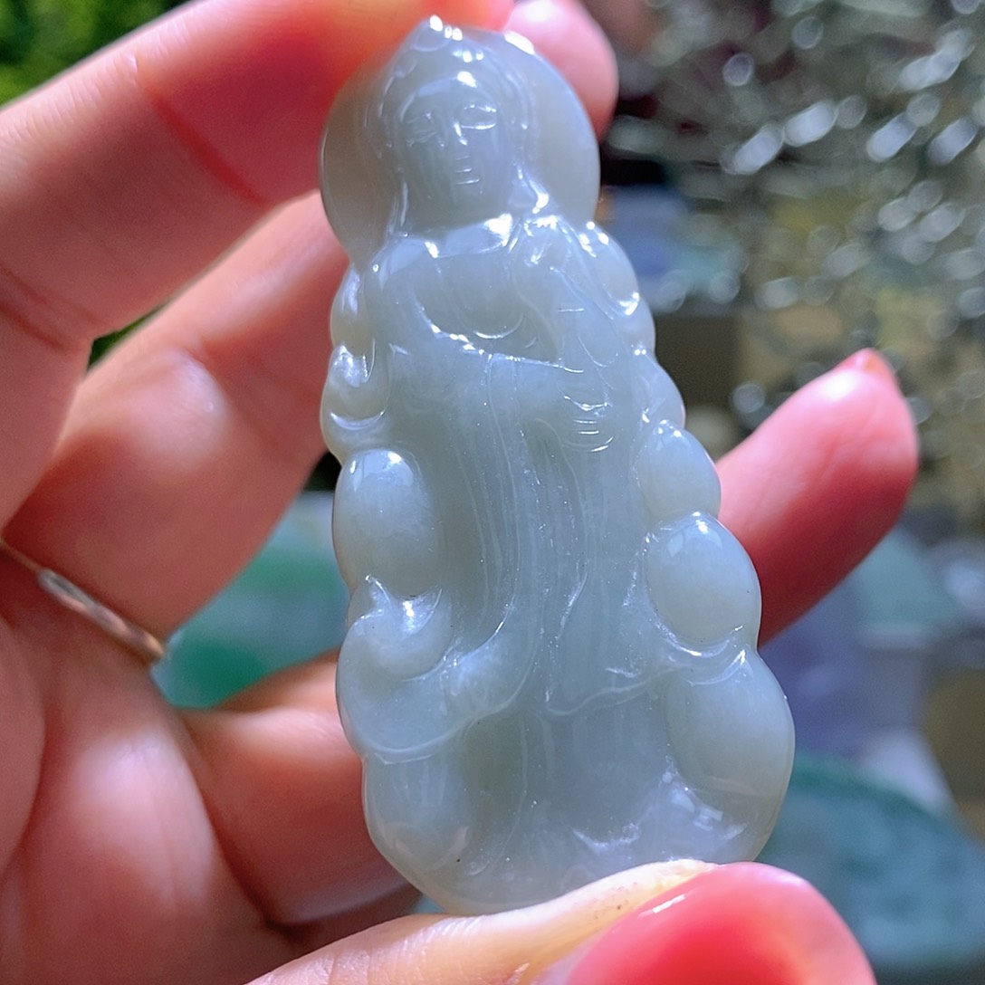 【闪购商品】翡翠未镶嵌颈饰观音