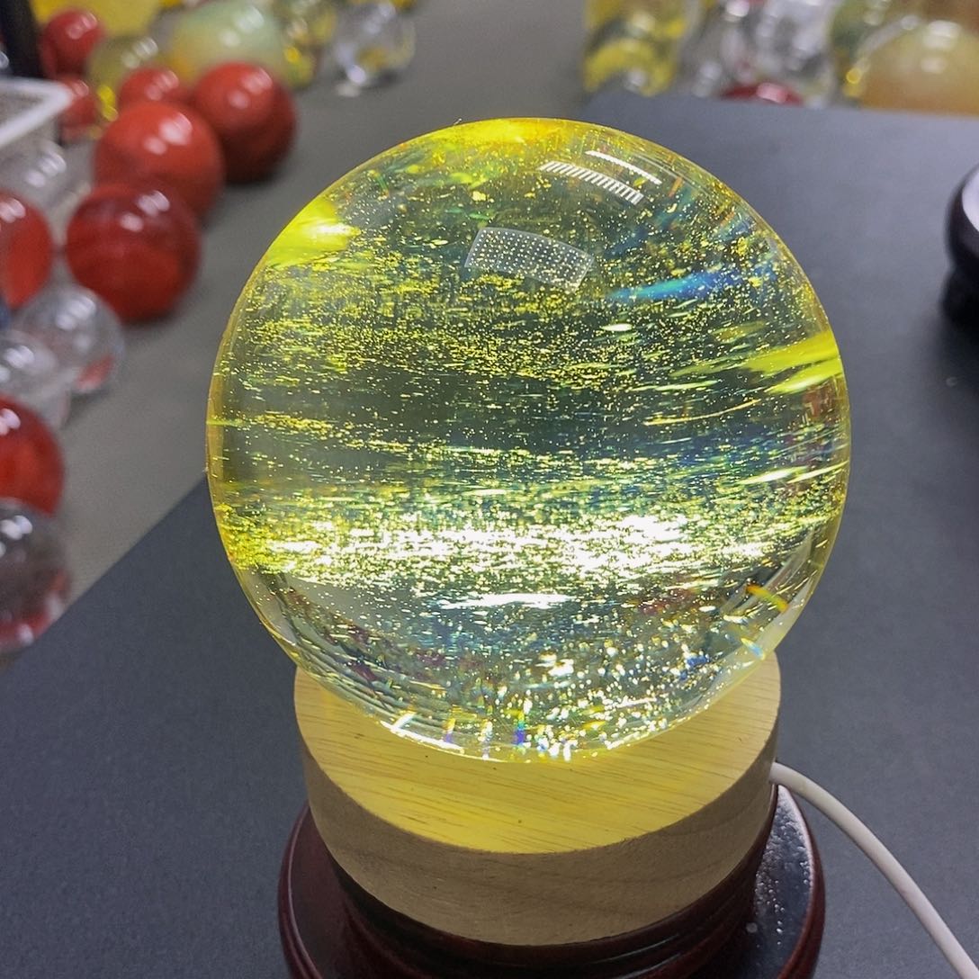 石材9.1厘米黄水摆件