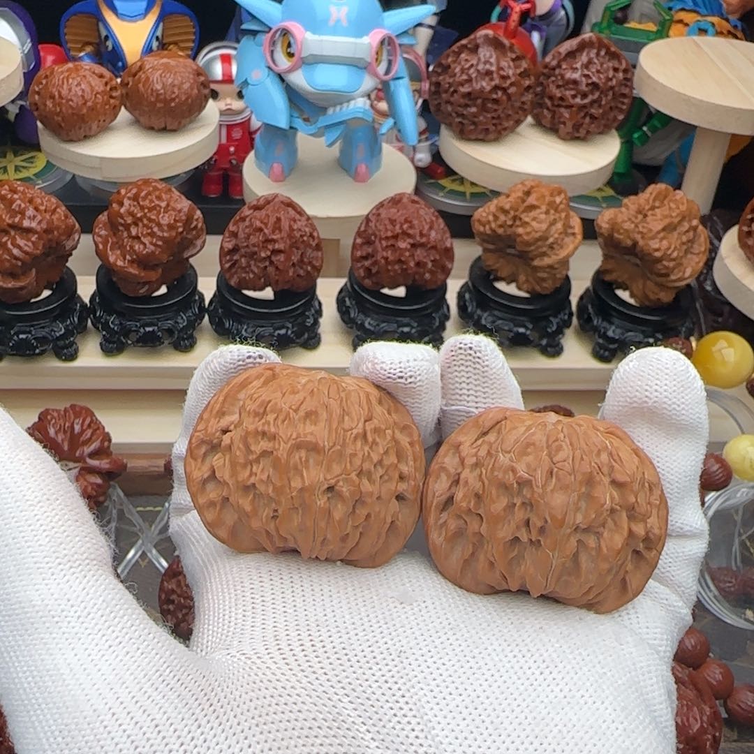 文玩核桃吊坠42全品磨盘