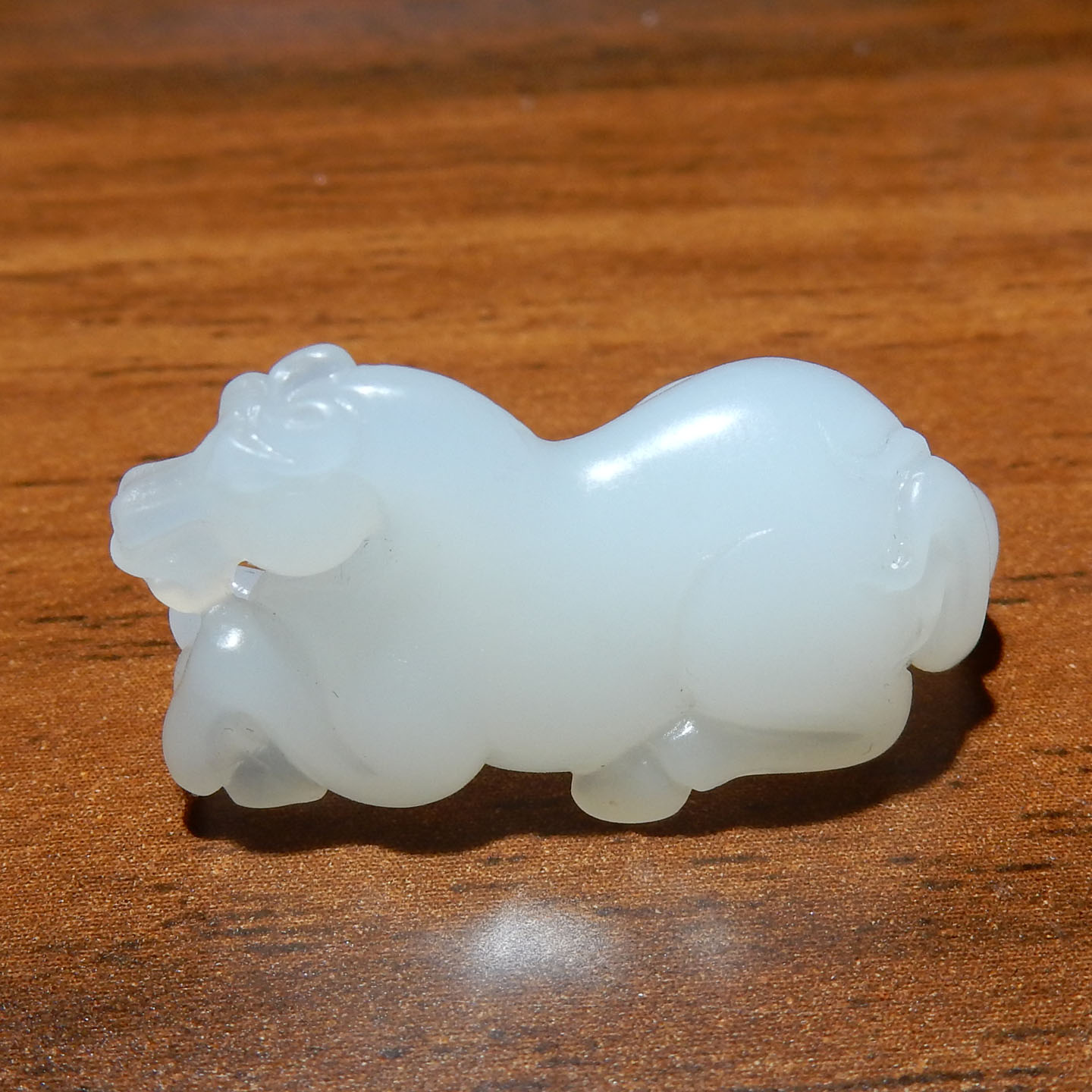 【青海料白玉吊坠】无结构生肖马款 温润白调国风男女挂坠