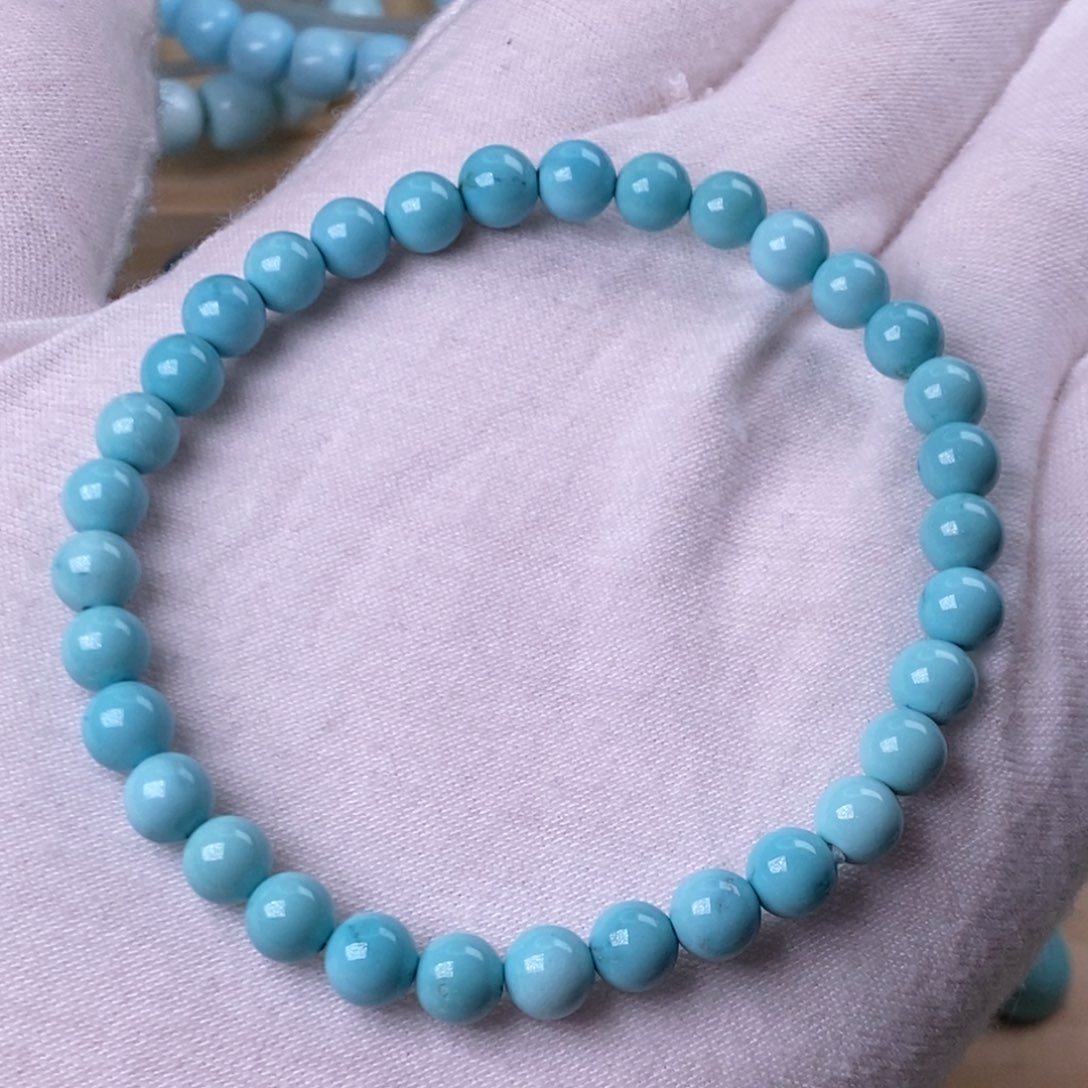 绿松石未镶嵌珠宝奇石5.6mm