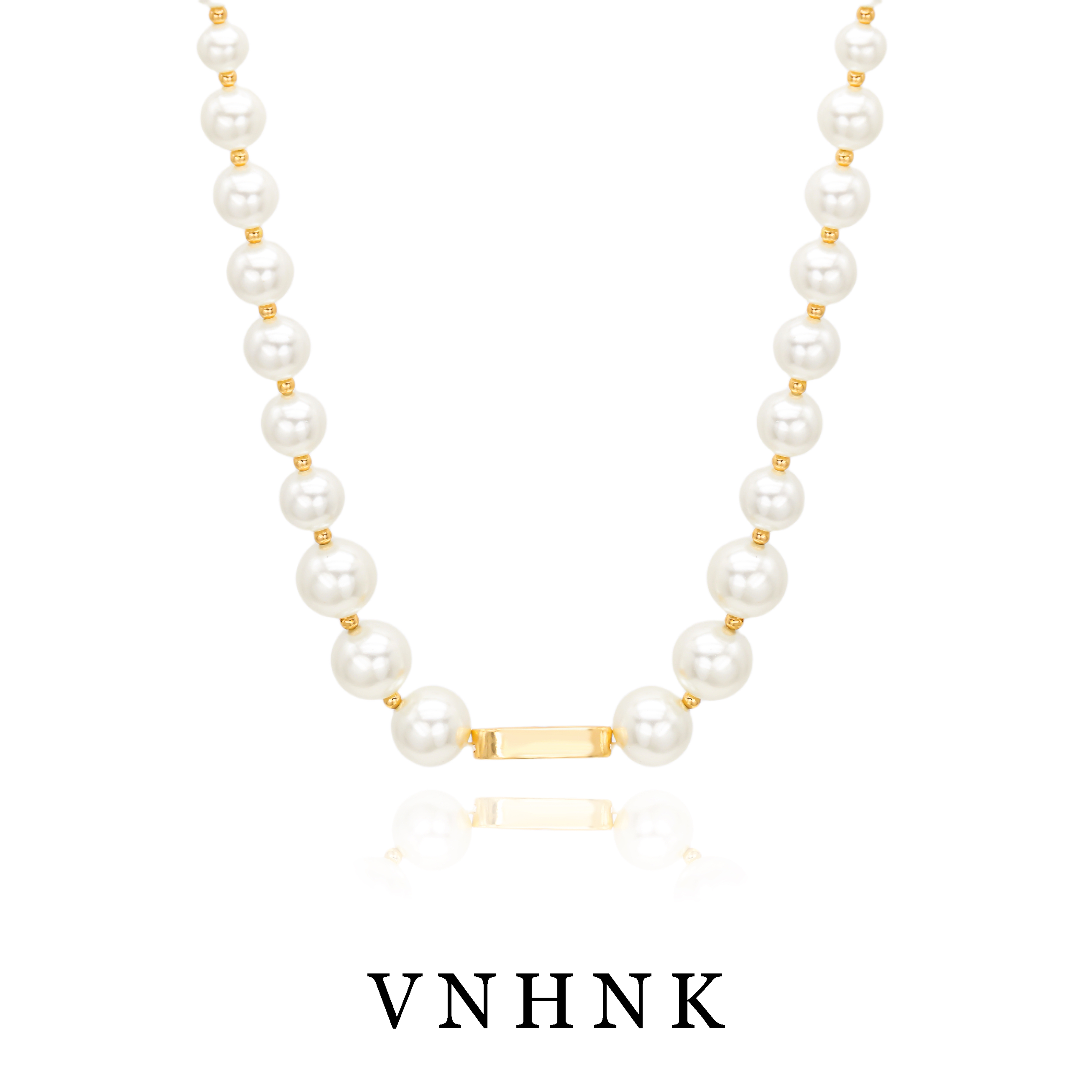 铜合金仿珍珠项链 美可儿   H275   （43CM）白色时尚简约百搭项链