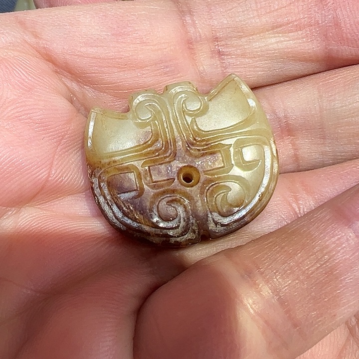 和田玉（糖玉）挂件未镶嵌