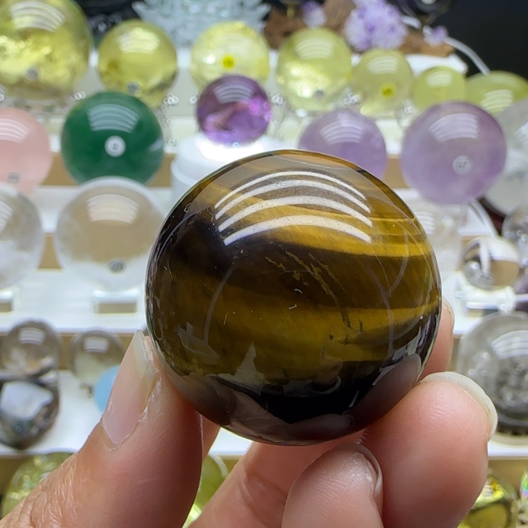 珠宝半成品水晶未镶嵌34.2mm