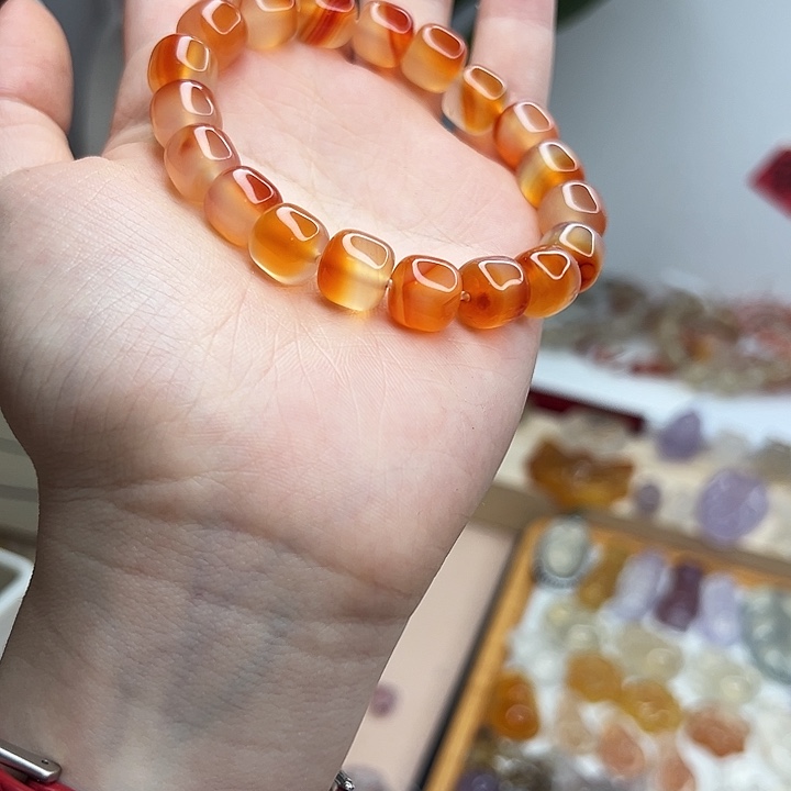 玛瑙/玉髓合金颈饰