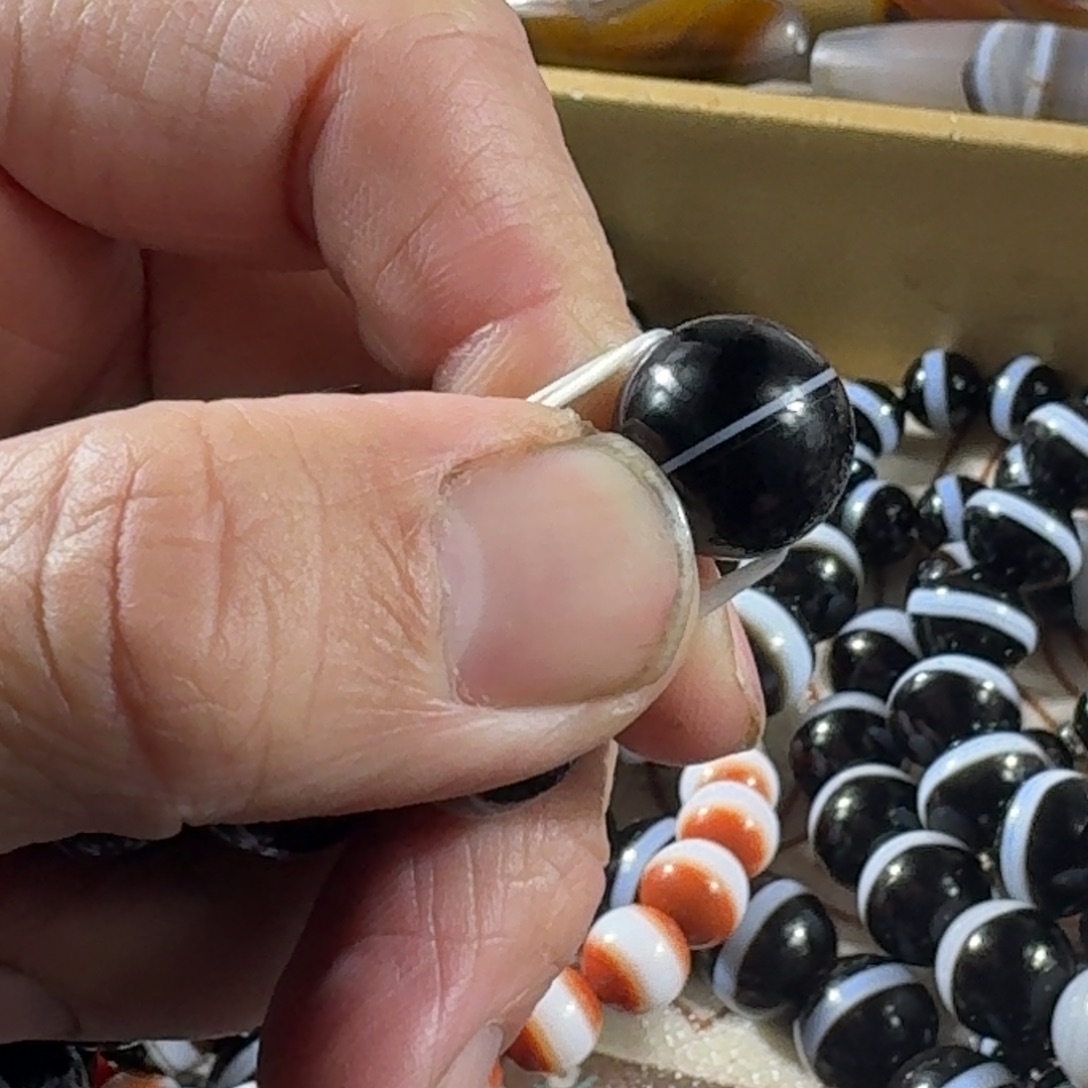 金***水玛瑙/玉髓合金手链