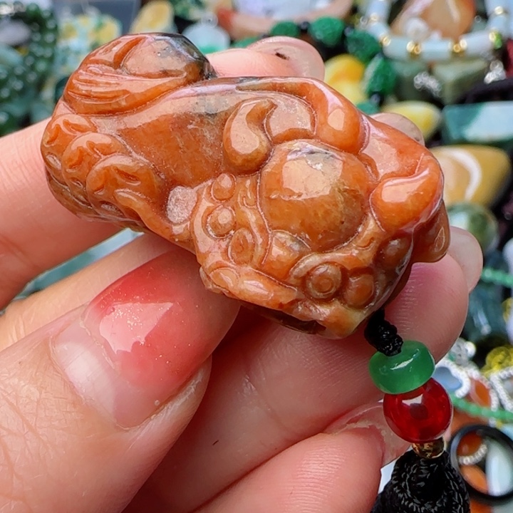 翡翠颈饰未镶嵌天然A货76