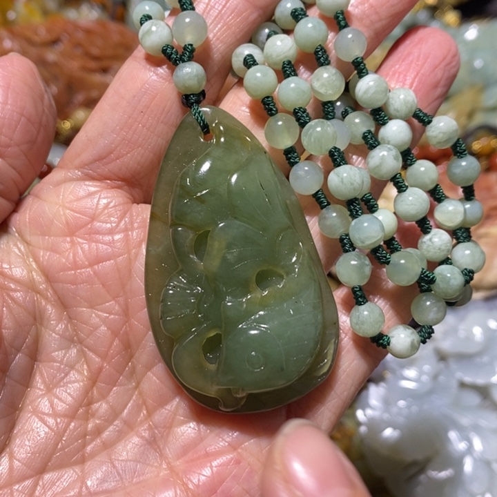 岫玉岫玉吊坠未镶嵌