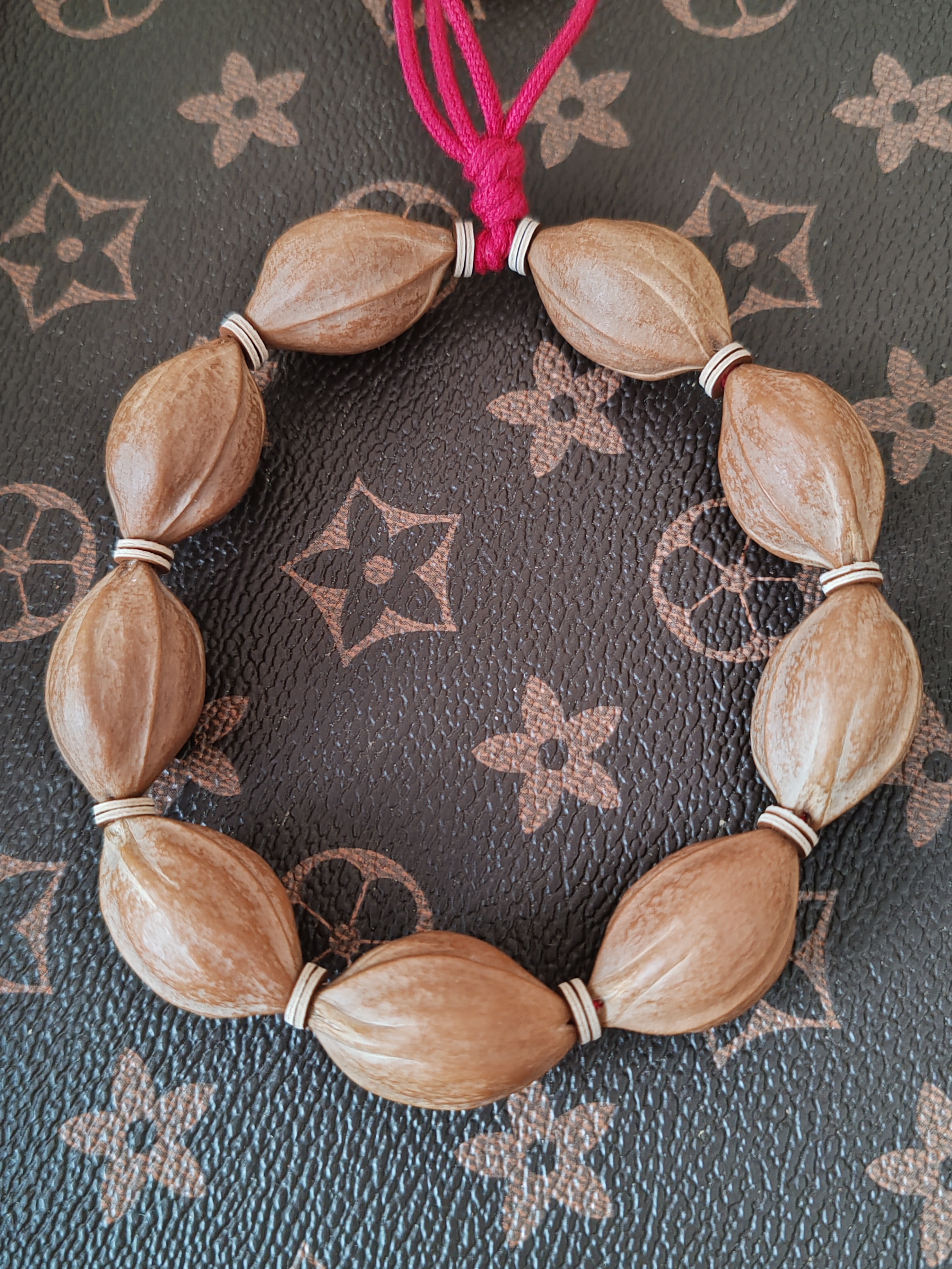 YIHAO壹号铁核17*27尺寸梅林铁核原生态素串核橄榄核男款手串