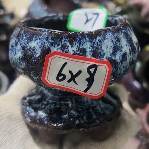 红陶粗陶花盆手工