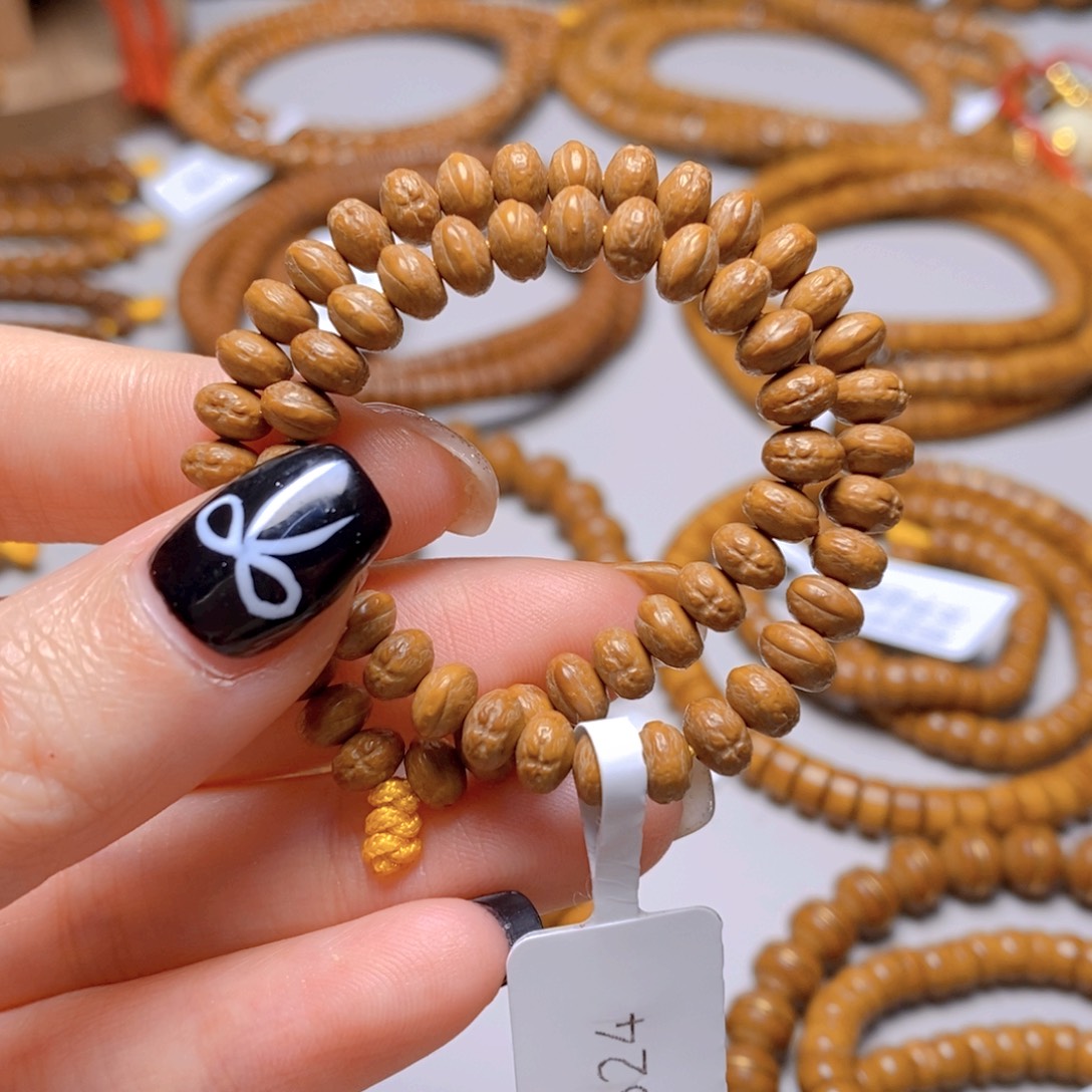 紫金鼠手串22.鼠尖料雕刻小凤眼手持5.5