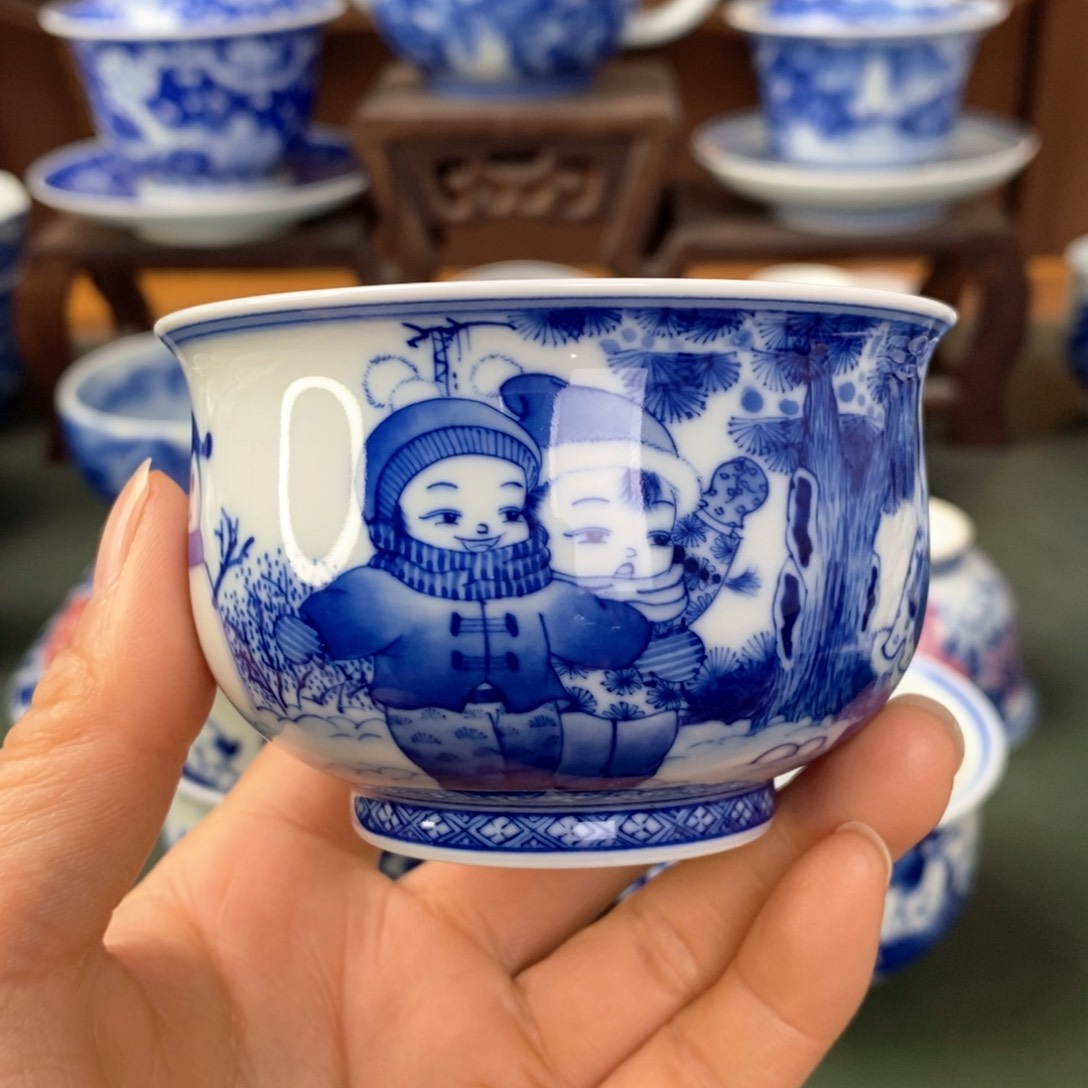 杯景德镇陶瓷手工手绘