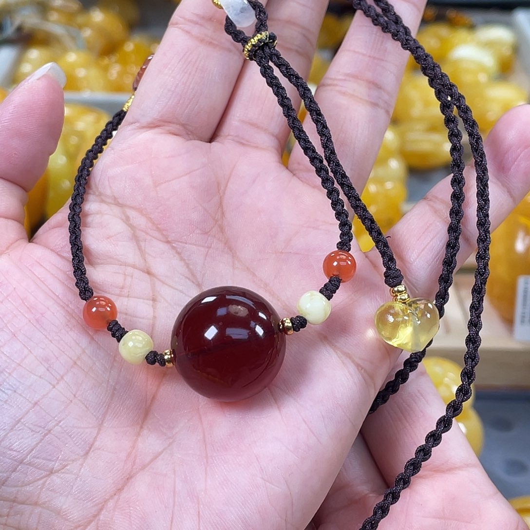 琥珀未镶嵌裸石h8