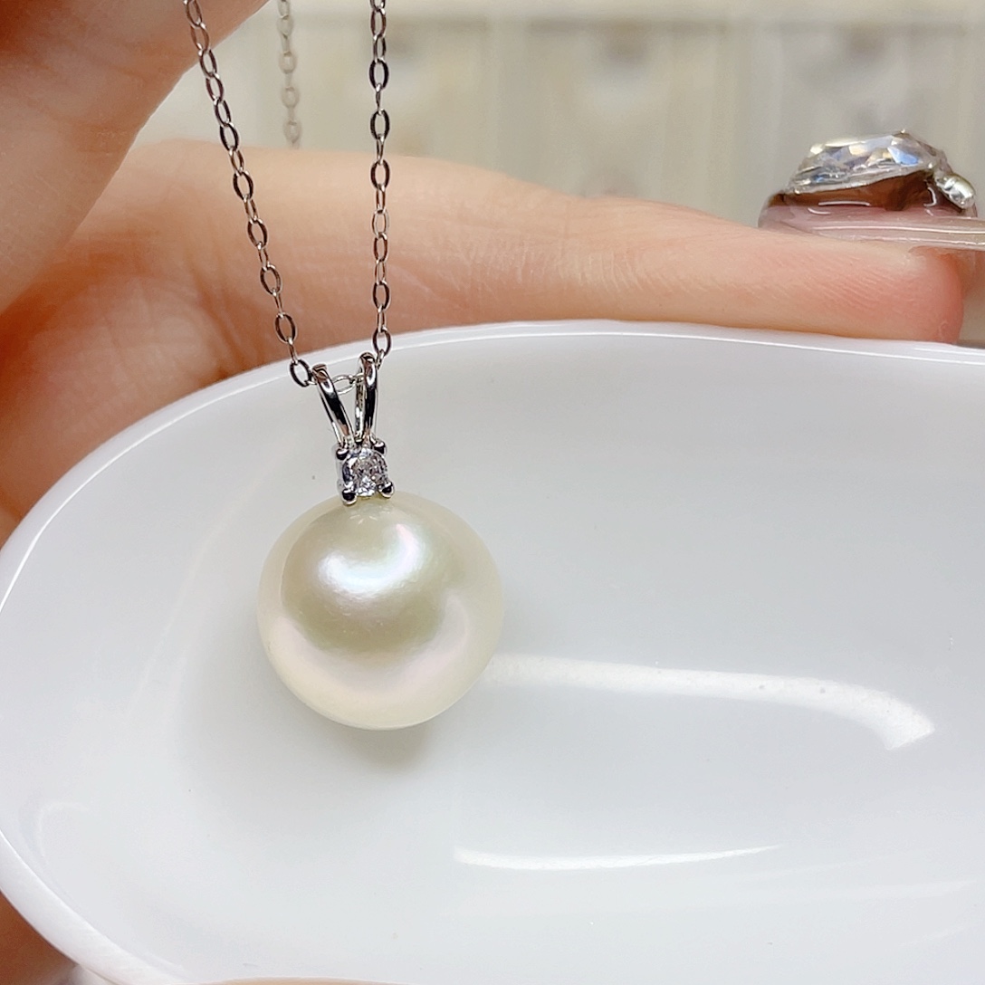 淡水珍珠吊坠(赠链)合金