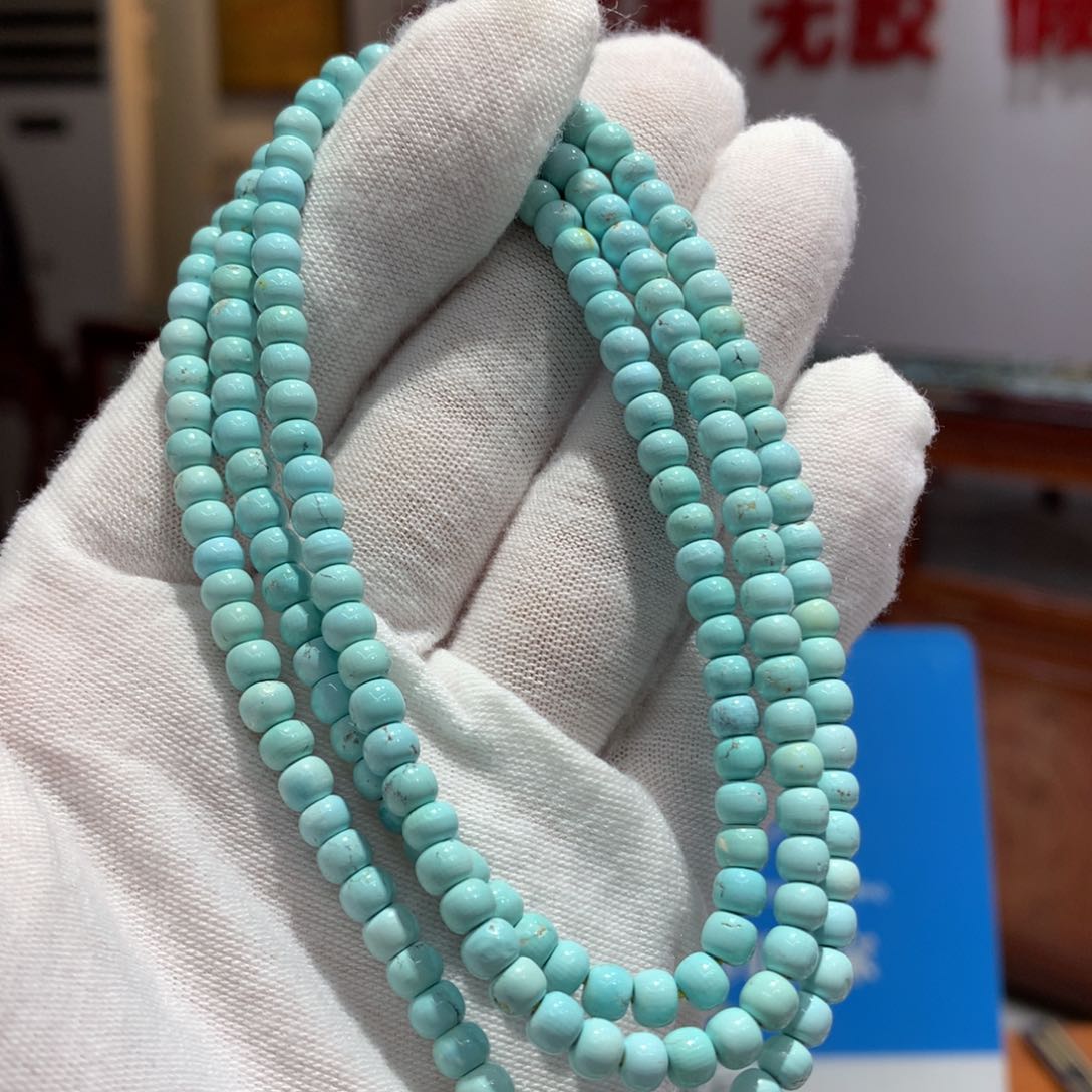 绿松石长链未镶嵌