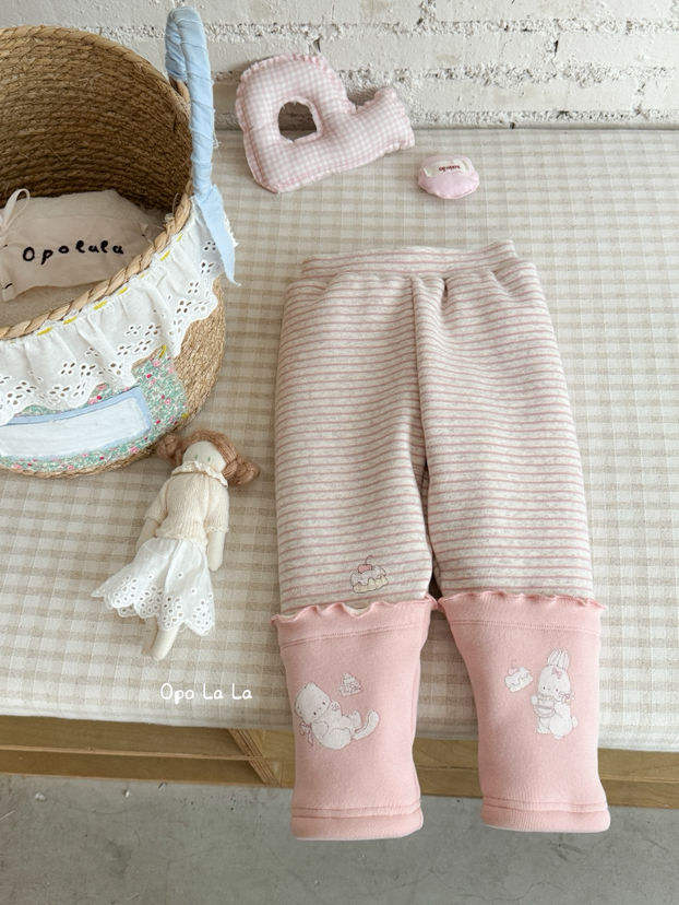 2025冬季新款女童小兔子蚕丝打底裤77208