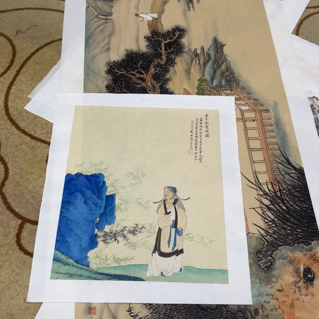 高***春国画国画老师作品刘汉进