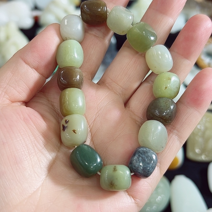 和田玉（糖玉）手链未镶嵌
