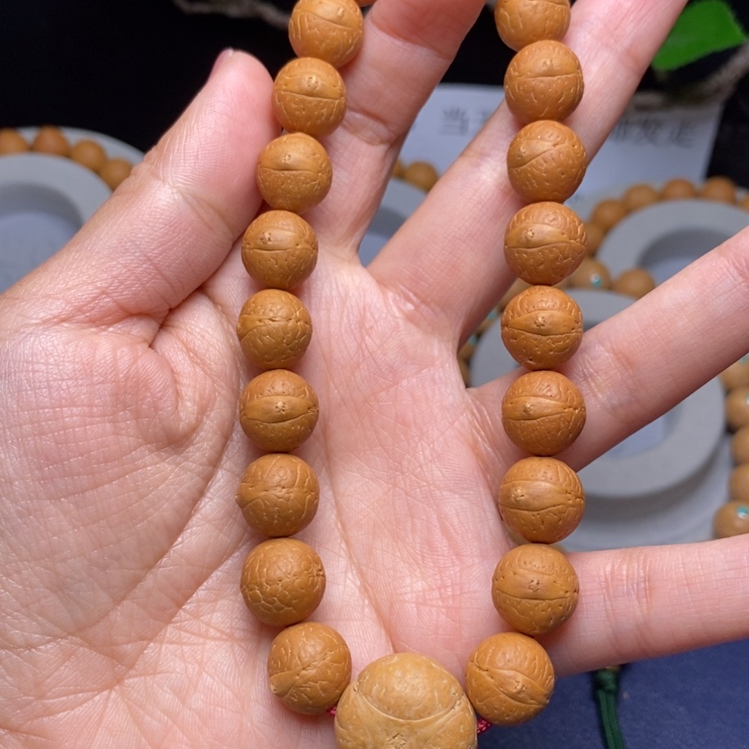 凤眼菩提吊坠11.5手串