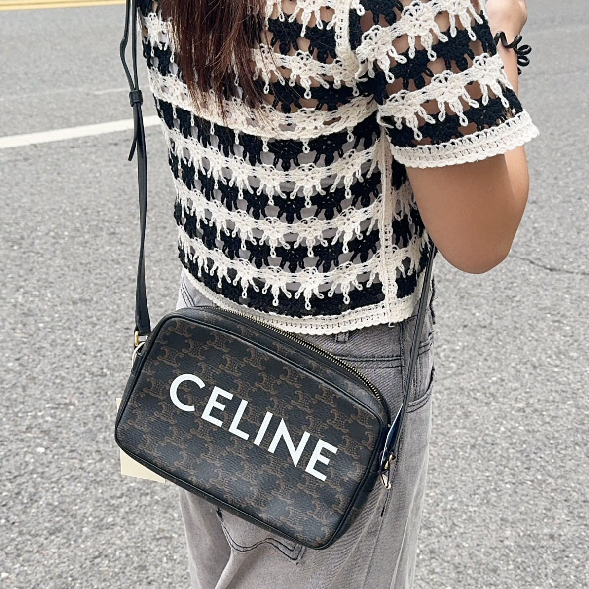 95新 Celine/思琳 思琳老花相机包