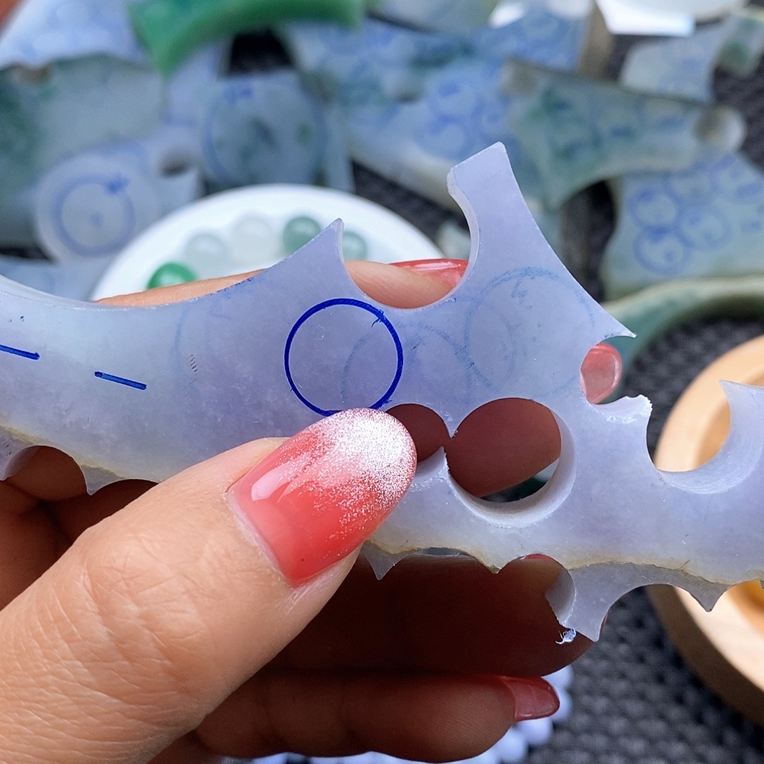 定制翡翠未镶嵌用****5珠子