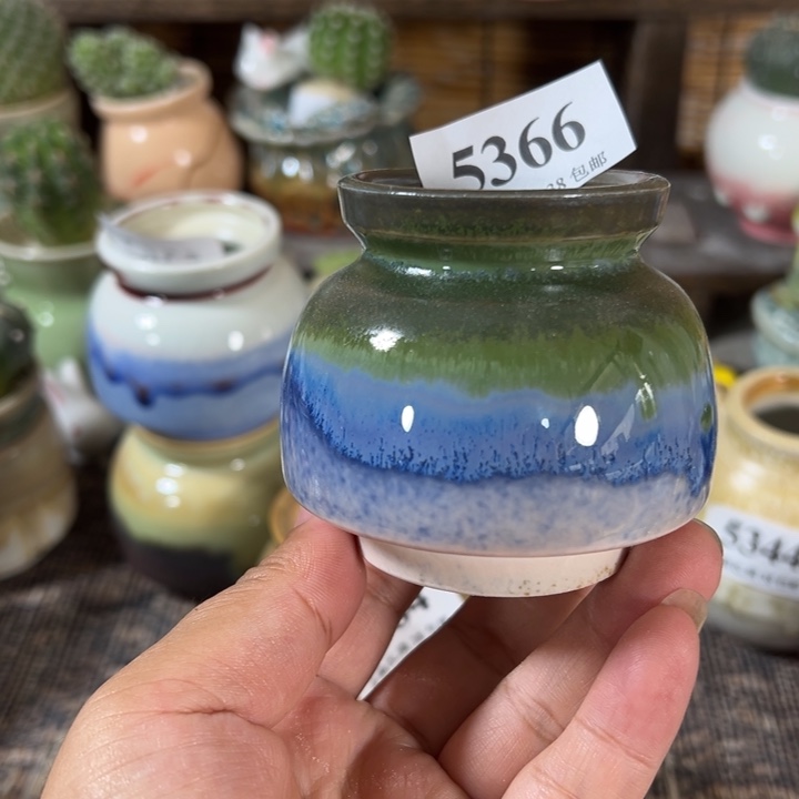 口4 手工花盆满30包邮