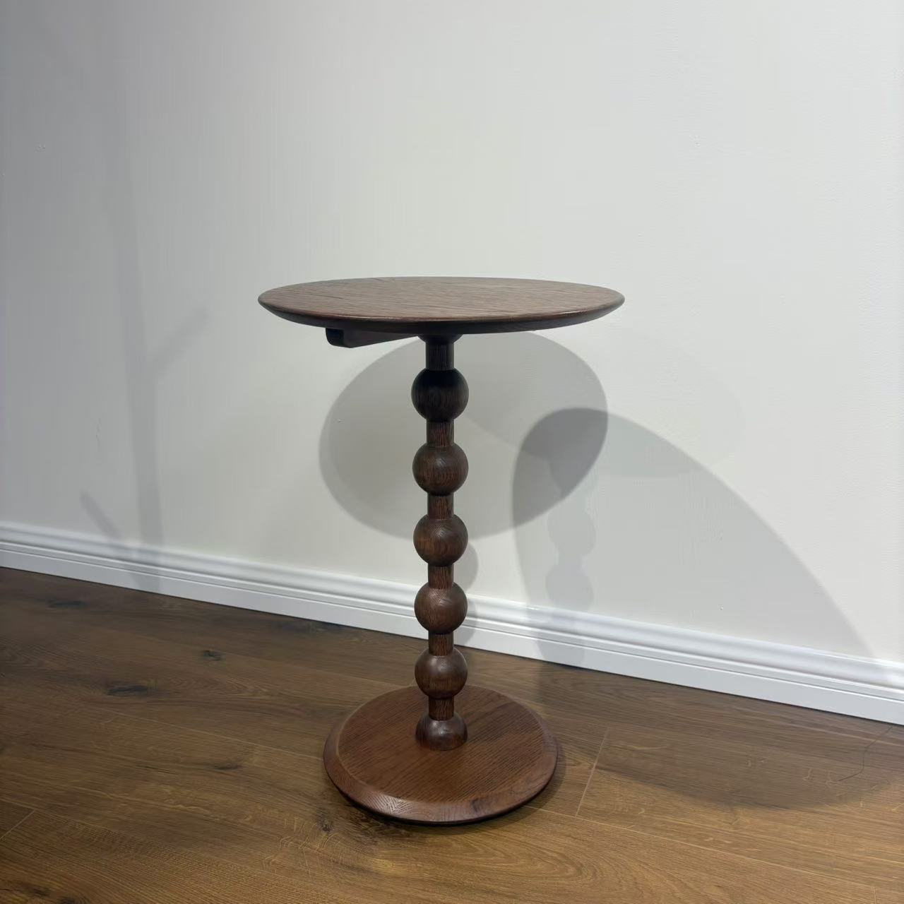 K567【新款】美式轻奢复古圆形极简边几落地客厅家用