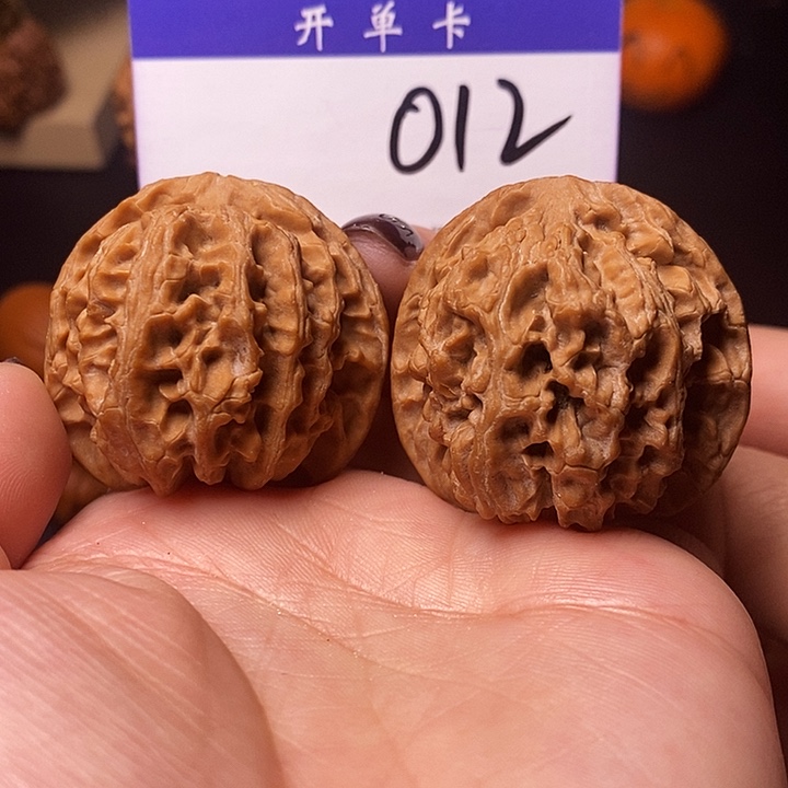 桃核吊坠文玩核桃苹果园40全品磕尖n