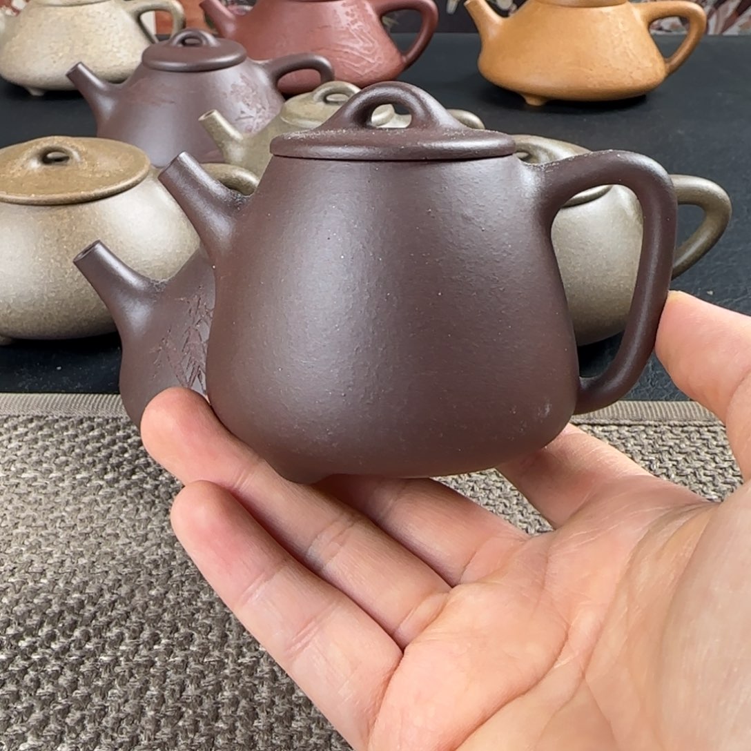 紫砂茶壶微瑕高瓢
