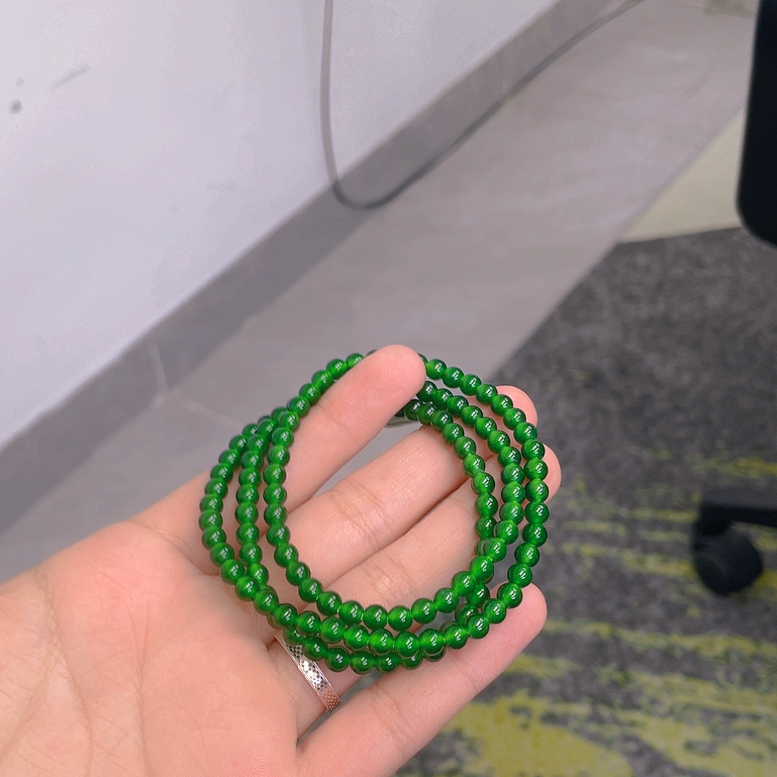 翡翠未镶嵌项链卡5