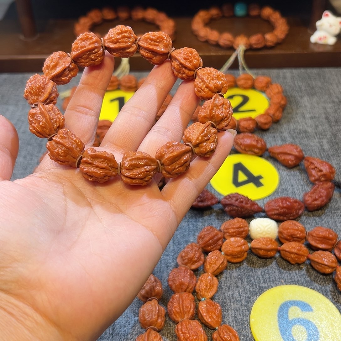 文玩核桃手串小金蟾