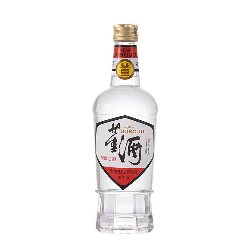 董酒白标 裸瓶装 董香型高度白酒【Z】54度125ML
