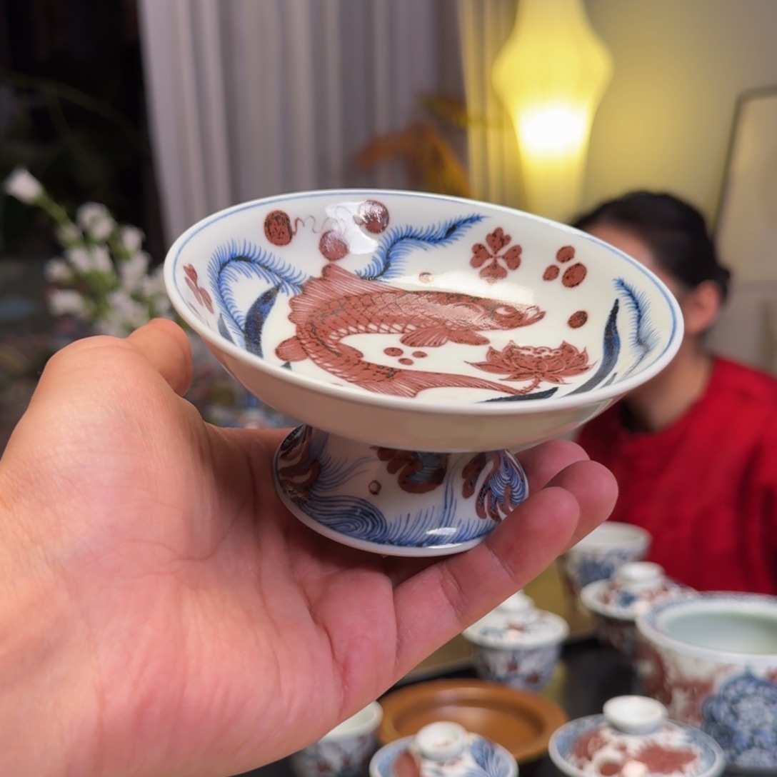 鱼高足景德镇陶瓷
