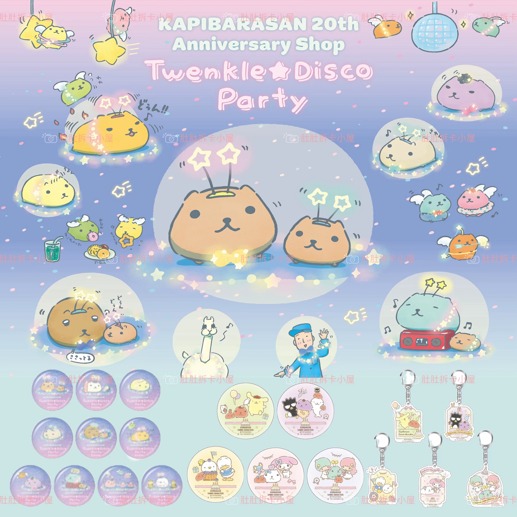 Sanrio&Kapibarasan 联名限定合集盲盒