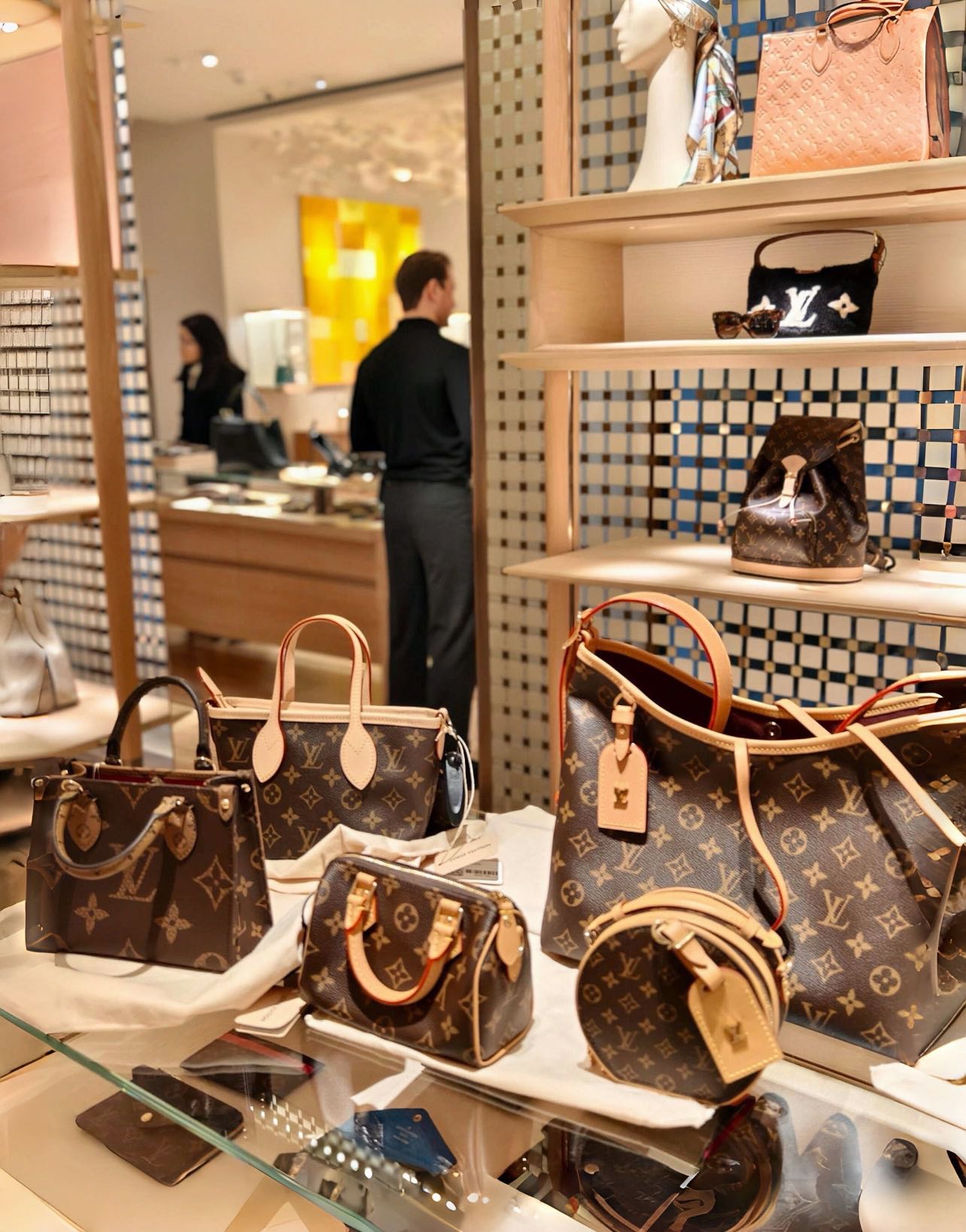 99新LV/LouisVuitton 经典老花 涂层手提单肩包5