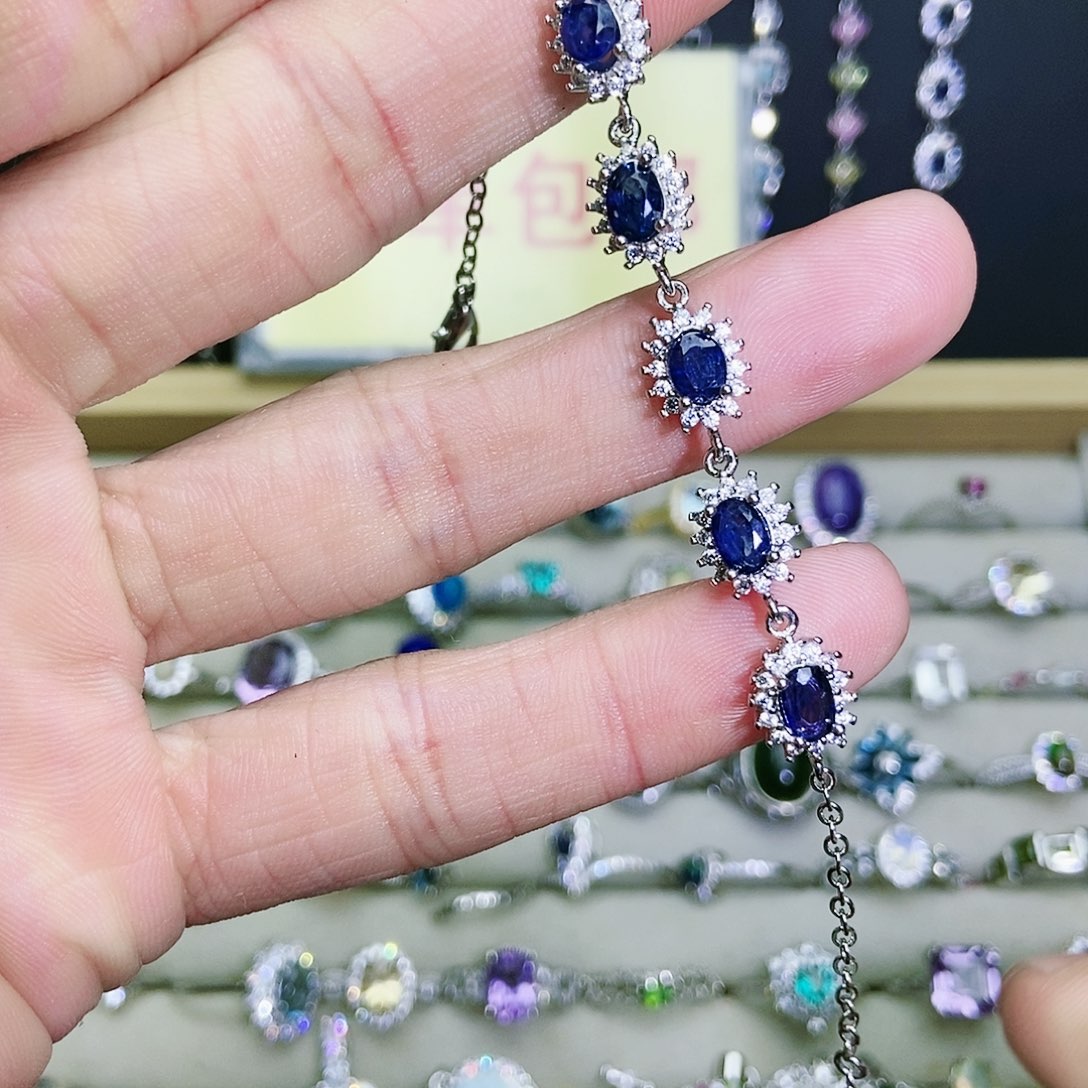 【闪购商品】手链蓝宝石未镶嵌