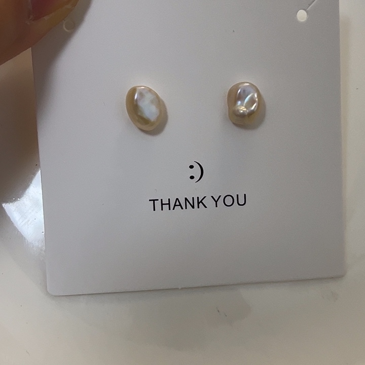 耳饰淡水珍珠银S925镶嵌