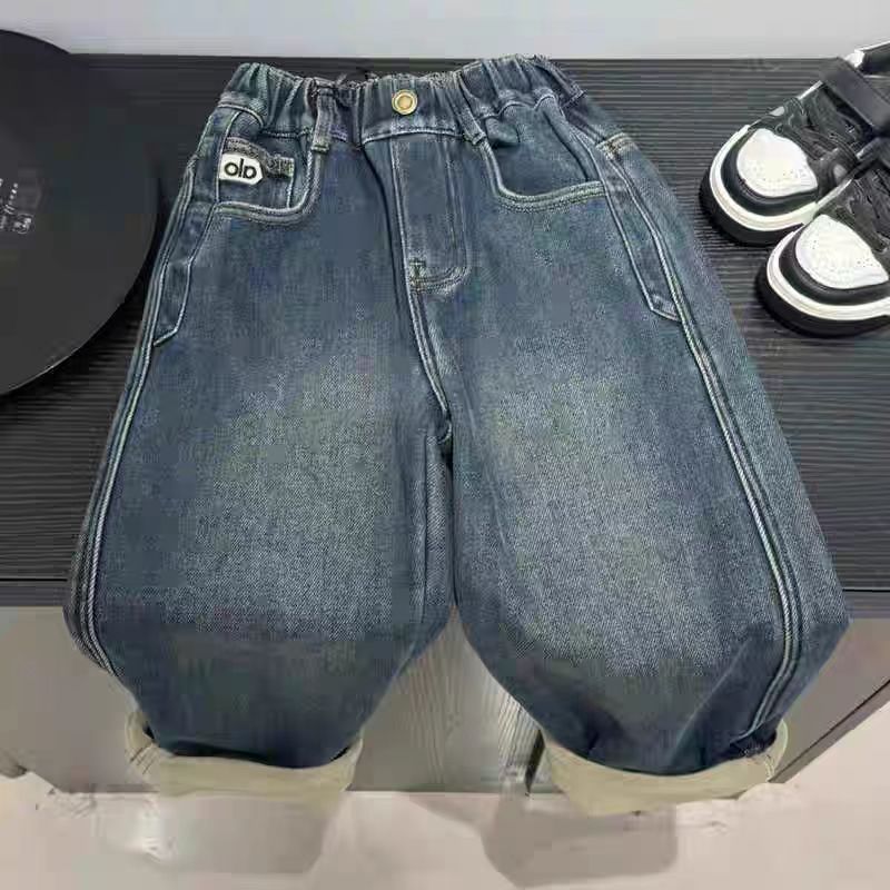 146     男童痞帅加绒老爹裤冬季