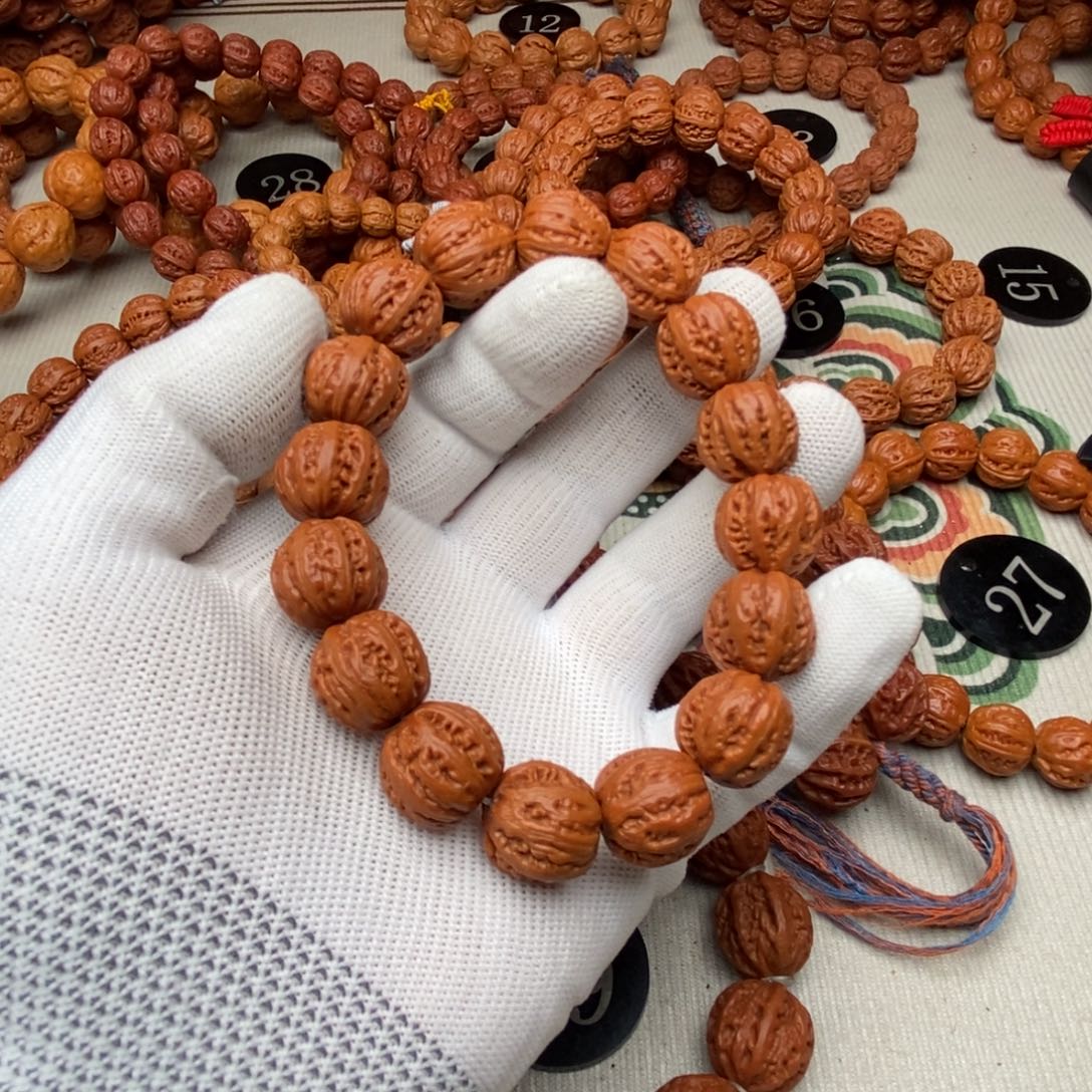 文玩核桃手串_*八棱1.65