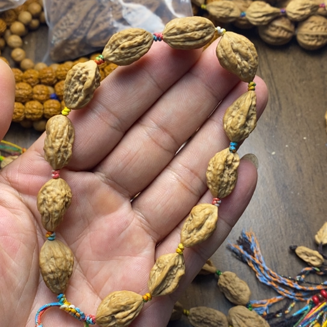 静***默文玩核桃吊坠文玩木质核桃手串