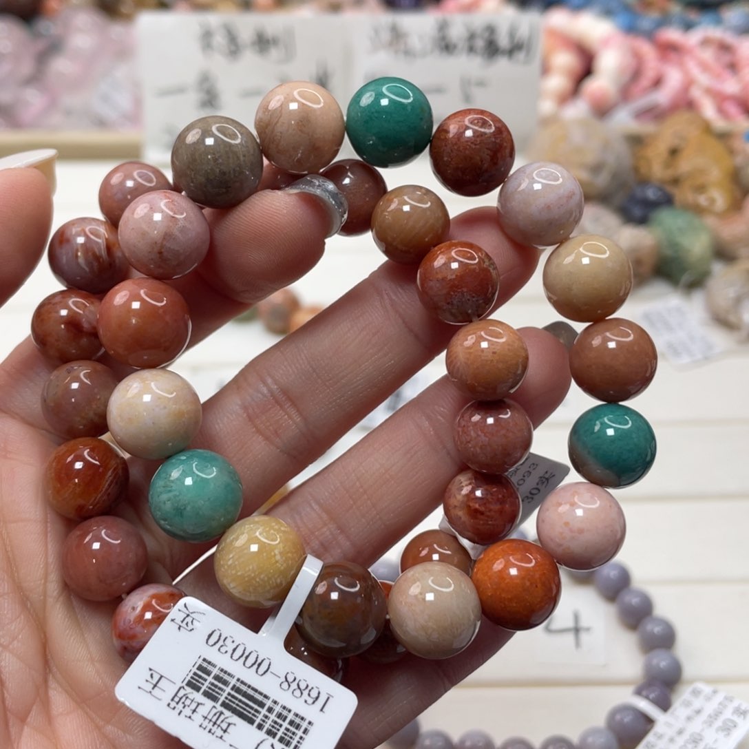 未镶嵌手链硅化玉H**x080