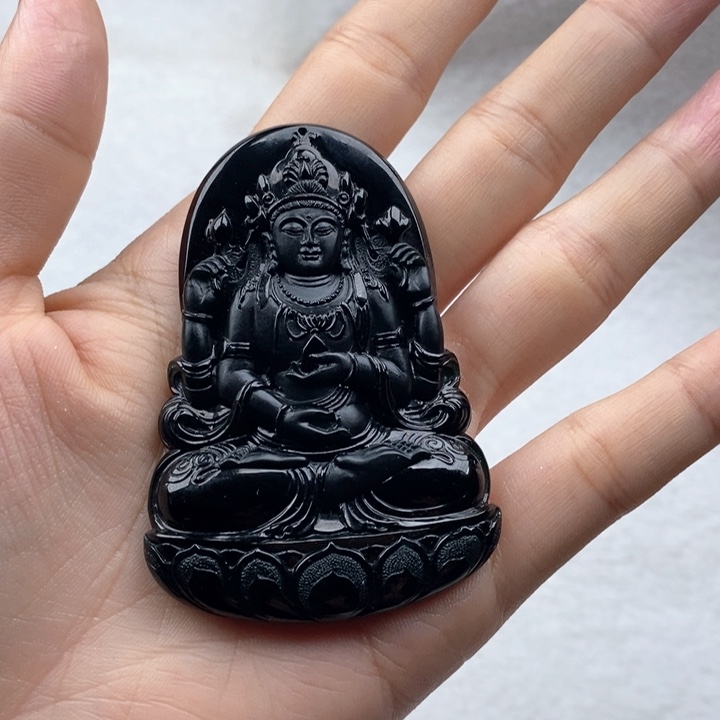 【闪购商品】翡翠颈饰未镶嵌塑**弯观音
