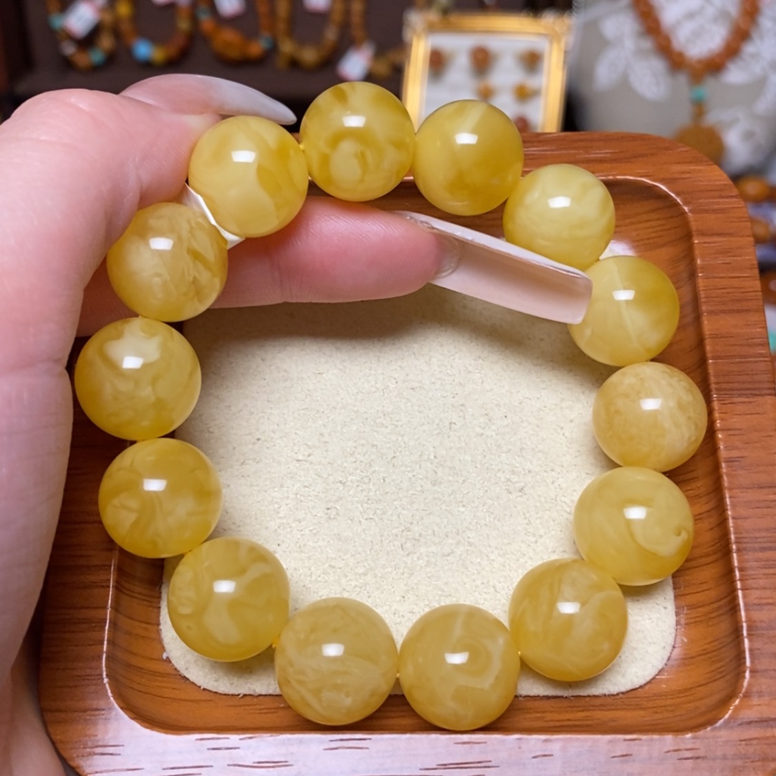 【闪购商品】手链蜜蜡未镶嵌手串