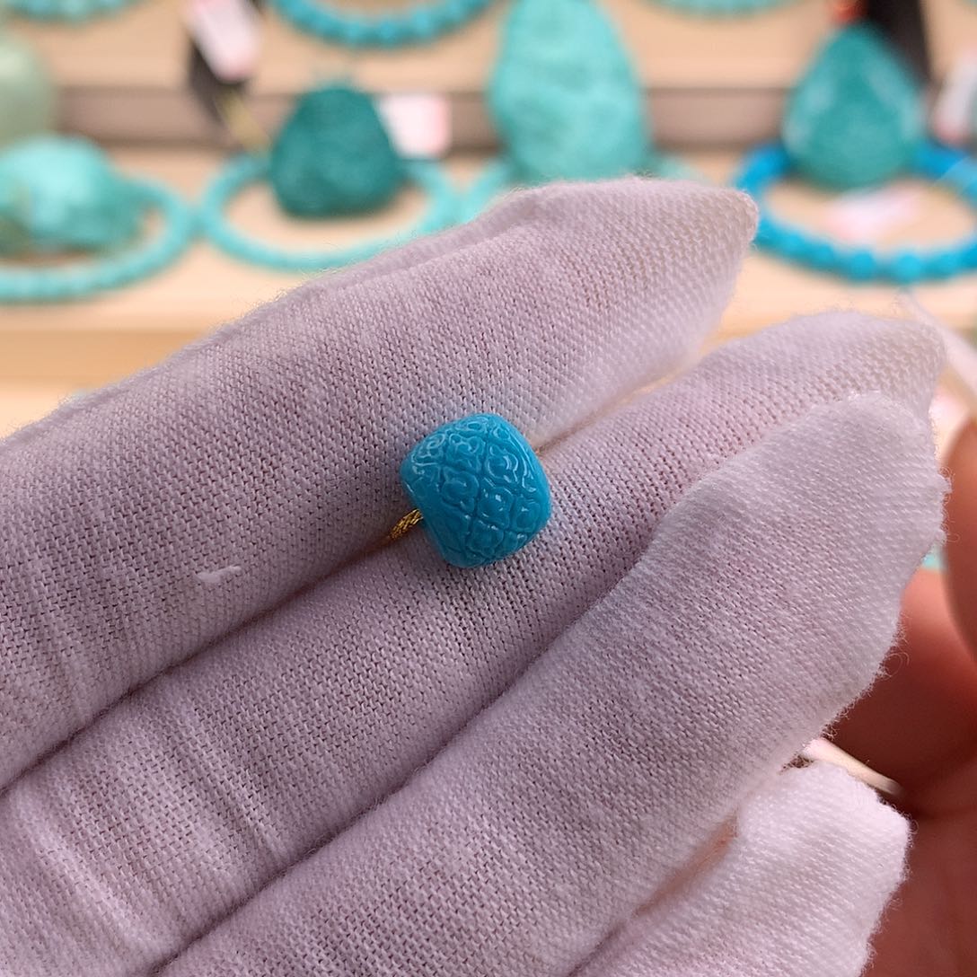 绿松石珠宝奇石未镶嵌9.3-8