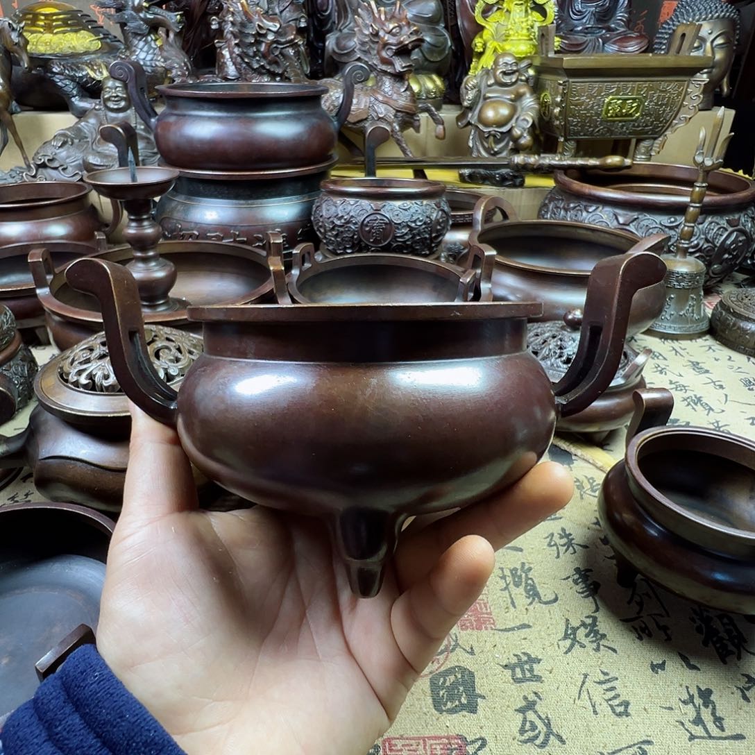 铜香炉家用供奉炉