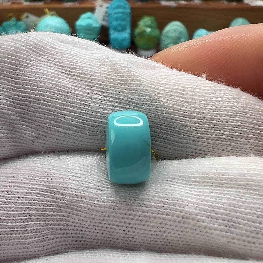 绿松石直切珠 未镶嵌