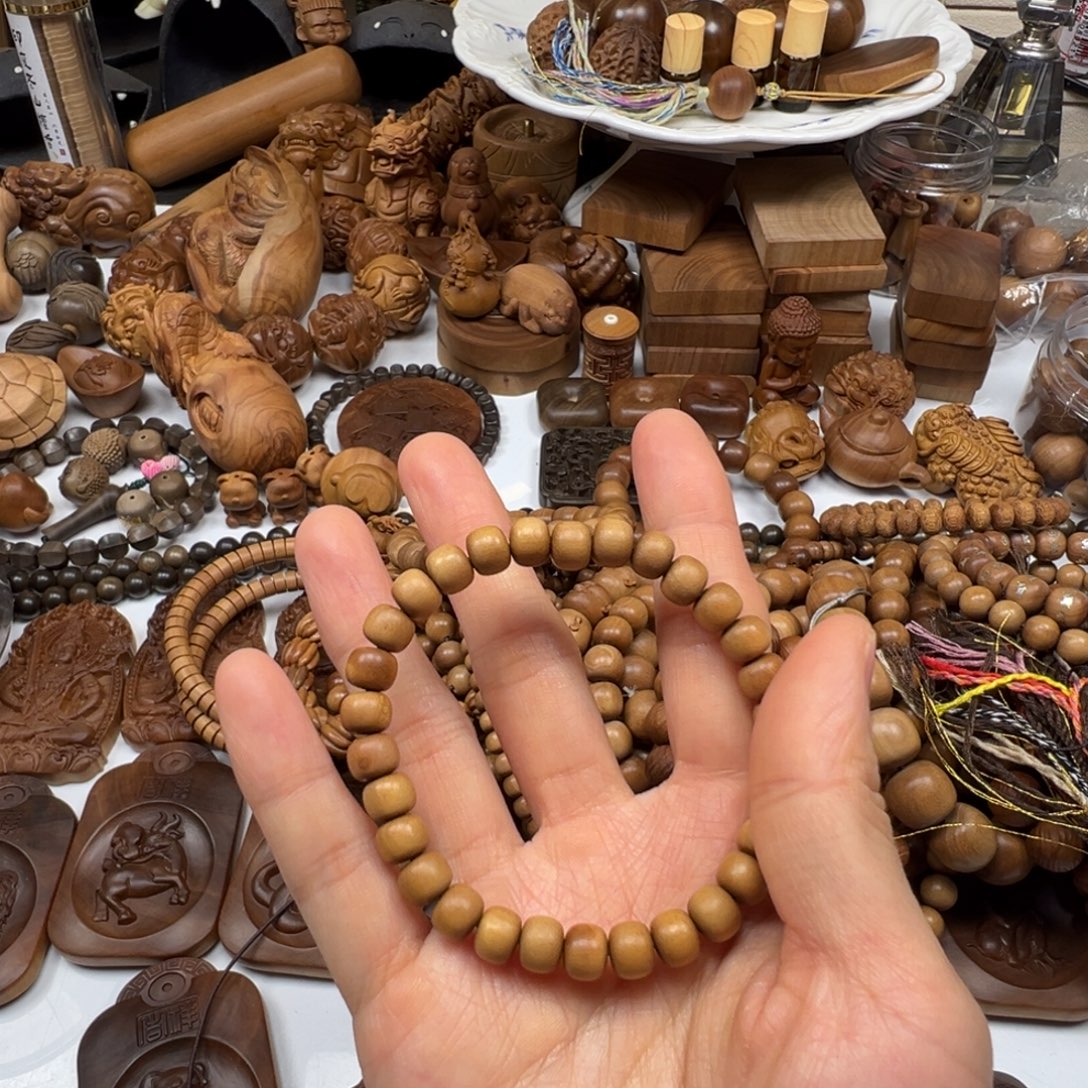 檀香木老山檀小单圈